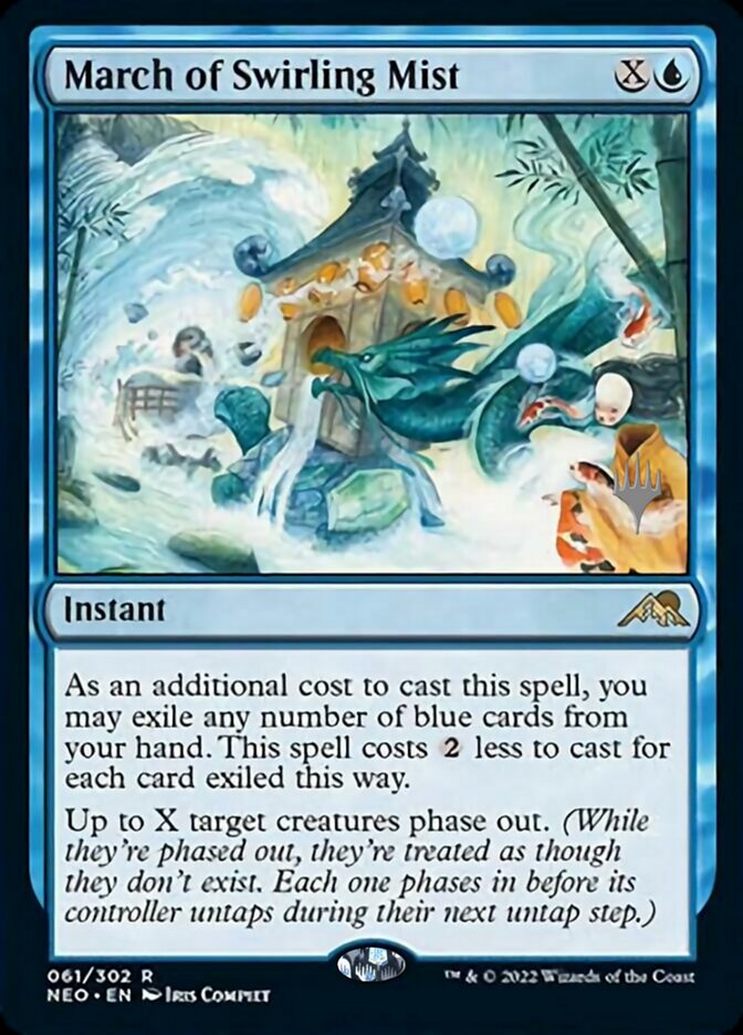 March of Swirling Mist (Promo Pack) [Kamigawa: Neon Dynasty Promos] | Total Play
