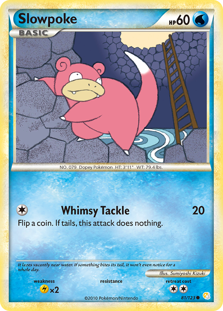 Slowpoke (81/123) [HeartGold & SoulSilver: Base Set] | Total Play