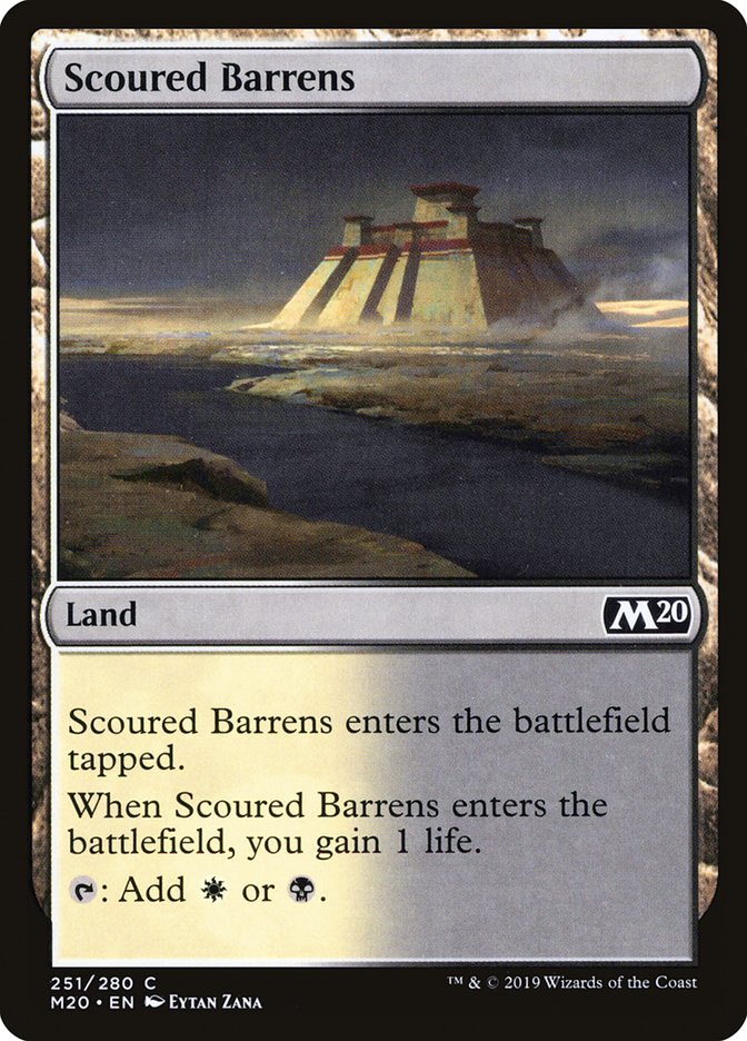 Scoured Barrens [Core Set 2020] | Total Play