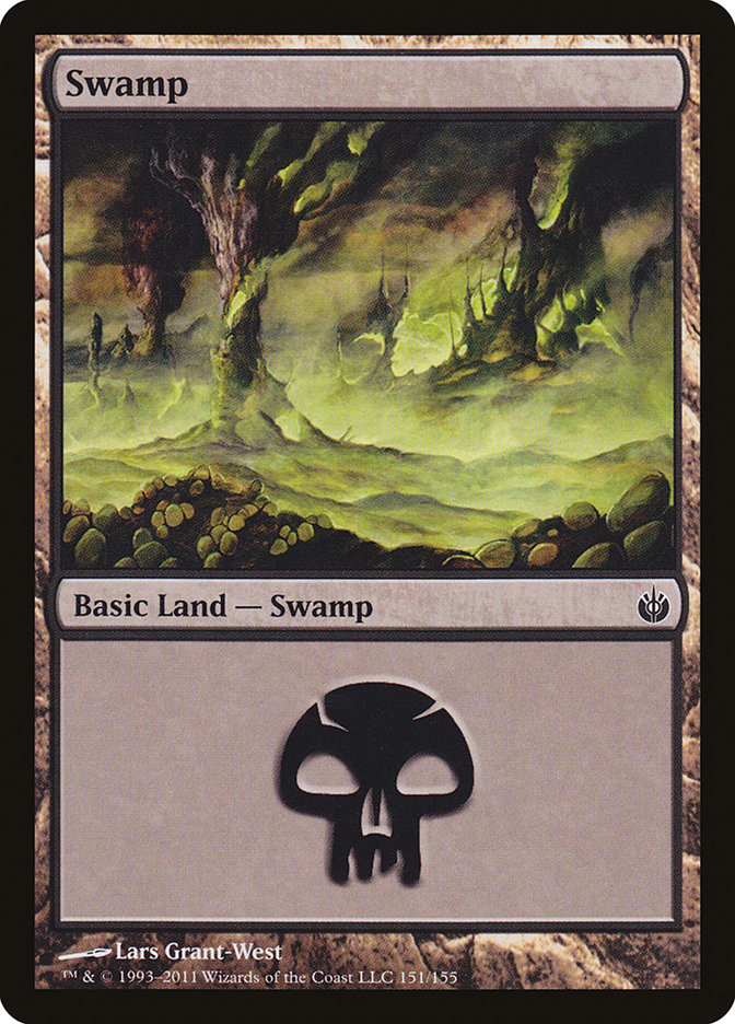 Swamp (151) [Mirrodin Besieged] | Total Play