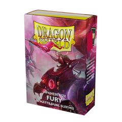 Dragon Shield: Japanese Size 60ct Sleeves - Fury (Dual Matte) | Total Play
