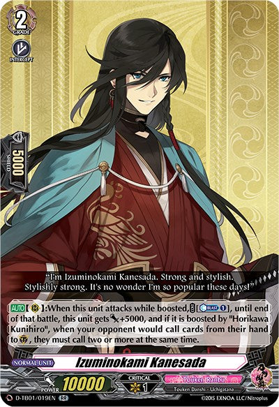 Izuminokami Kanesada (D-TB01/019EN) [Touken Ranbu: ONLINE 2021] | Total Play
