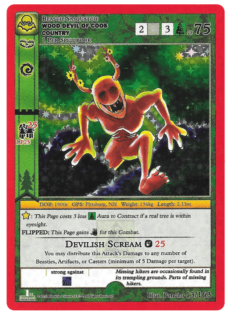 Wood Devil of Coos Country [Cryptid Nation: Nightfall First Edition] | Total Play