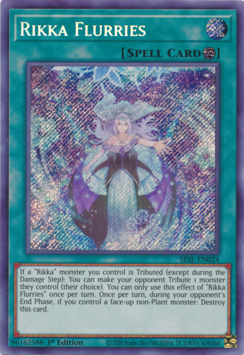 Rikka Flurries [SESL-EN024] Secret Rare | Total Play