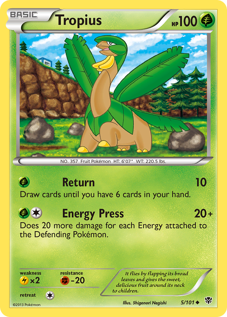 Tropius (5/101) [Black & White: Plasma Blast] | Total Play