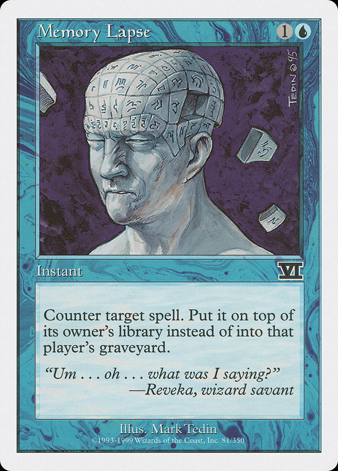 Memory Lapse [Classic Sixth Edition] | Total Play