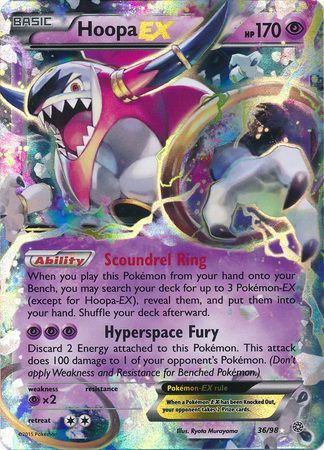 Hoopa EX (36/98) (Jumbo Card) [XY: Ancient Origins] | Total Play