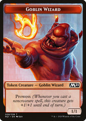 Demon // Goblin Wizard Double-Sided Token [Core Set 2021 Tokens] | Total Play