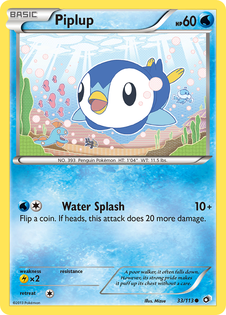 Piplup (33/113) [Black & White: Legendary Treasures] | Total Play