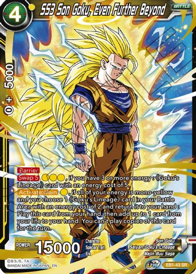 SS3 Son Goku, Even Further Beyond (EB1-043) [Battle Evolution Booster] | Total Play