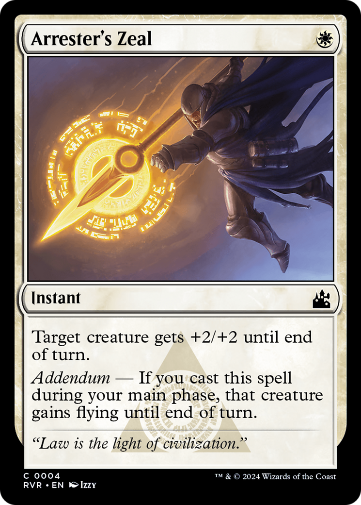 Arrester's Zeal [Ravnica Remastered] | Total Play