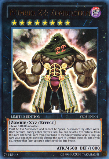 Number 22: Zombiestein [YZ03-EN001] Ultra Rare | Total Play