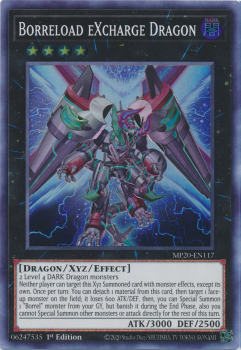 Borreload eXcharge Dragon [MP20-EN117] Super Rare | Total Play