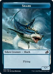 Shark // Human Soldier (003) Double-Sided Token [Ikoria: Lair of Behemoths Tokens] | Total Play