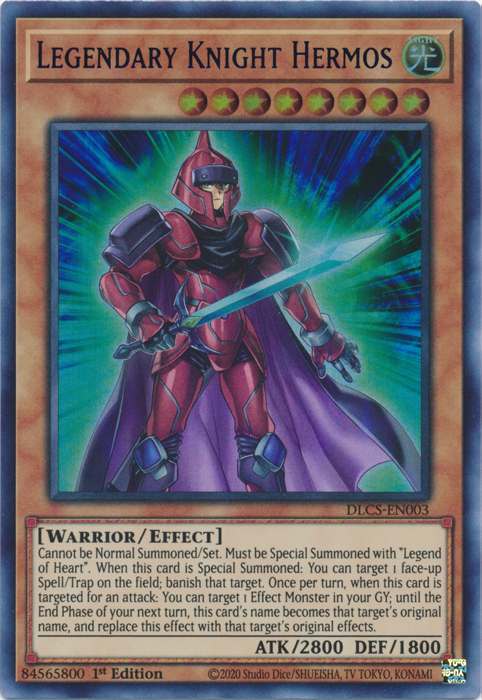 Legendary Knight Hermos (Blue) [DLCS-EN003] Ultra Rare | Total Play