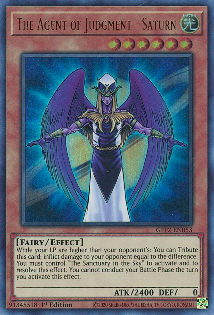 The Agent of Judgment - Saturn [GFP2-EN053] Ultra Rare | Total Play