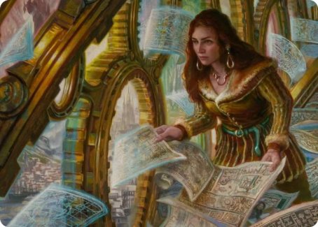 Cartographer's Survey Art Card [Innistrad: Crimson Vow Art Series] | Total Play