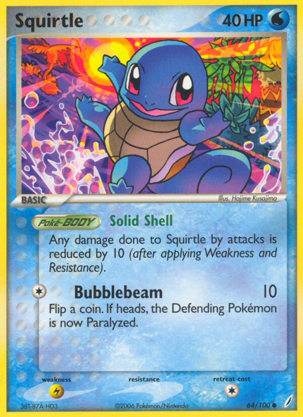 Squirtle (64/100) [EX: Crystal Guardians] | Total Play