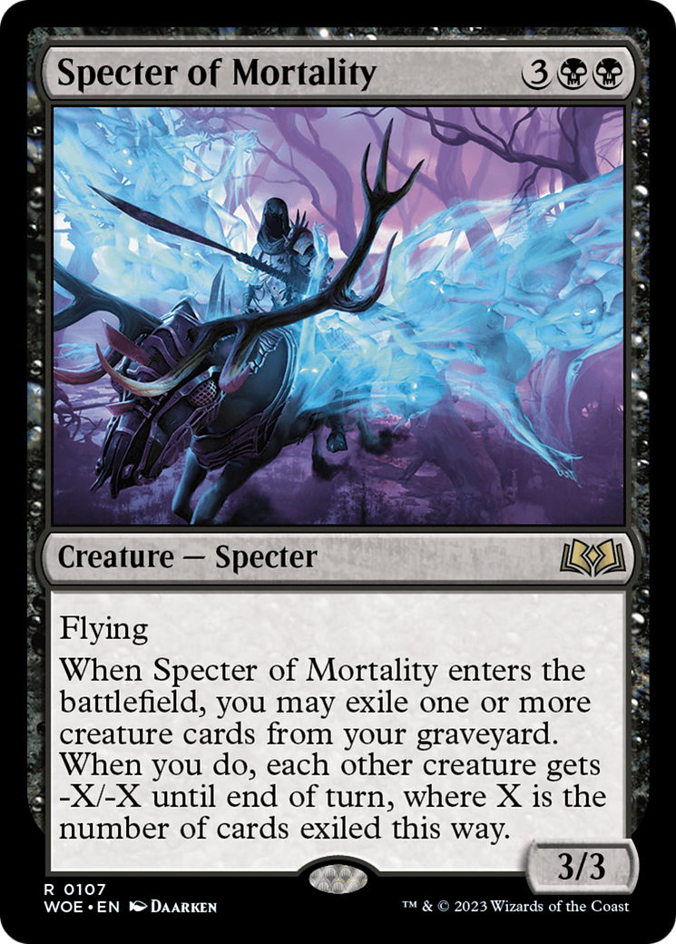 Specter of Mortality [Wilds of Eldraine] | Total Play