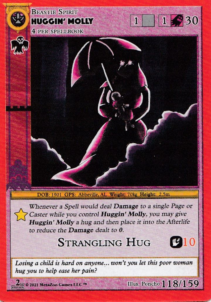 Huggin' Molly [Cryptid Nation: Second Edition] | Total Play