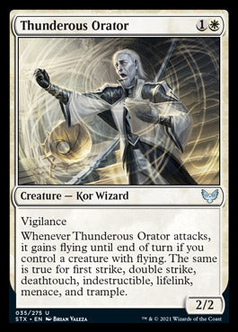 Thunderous Orator [Strixhaven: School of Mages] | Total Play