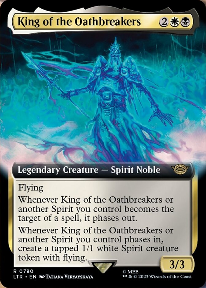 King of the Oathbreakers (Extended Art) (Surge Foil) [The Lord of the Rings: Tales of Middle-Earth] | Total Play