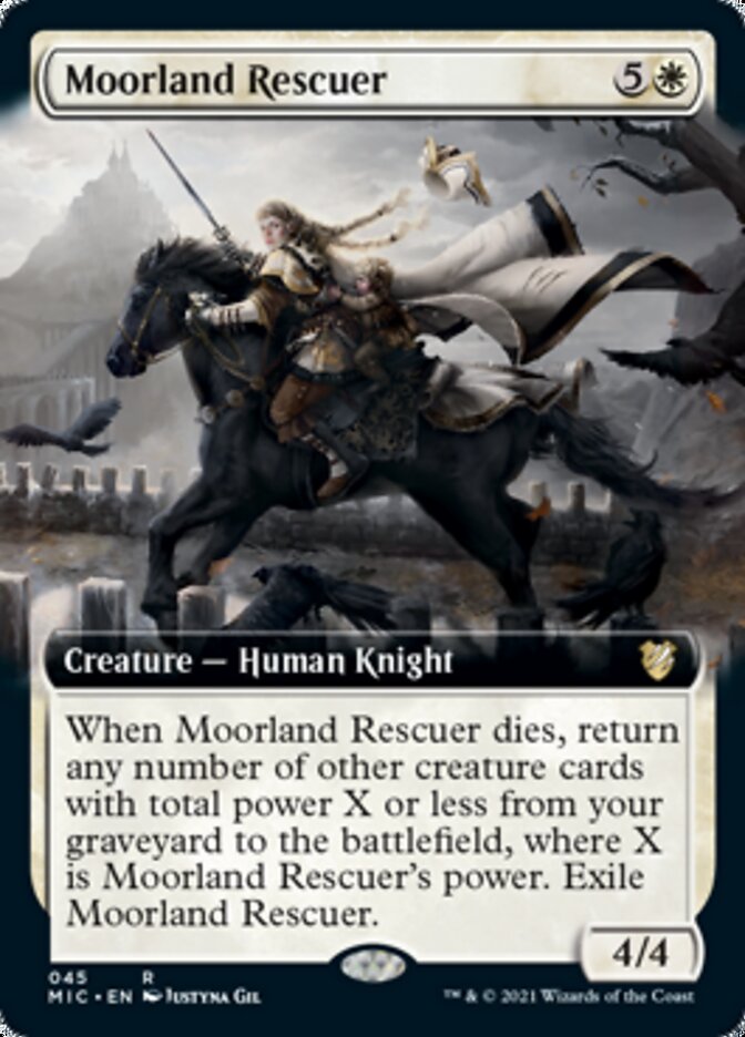 Moorland Rescuer (Extended Art) [Innistrad: Midnight Hunt Commander] | Total Play