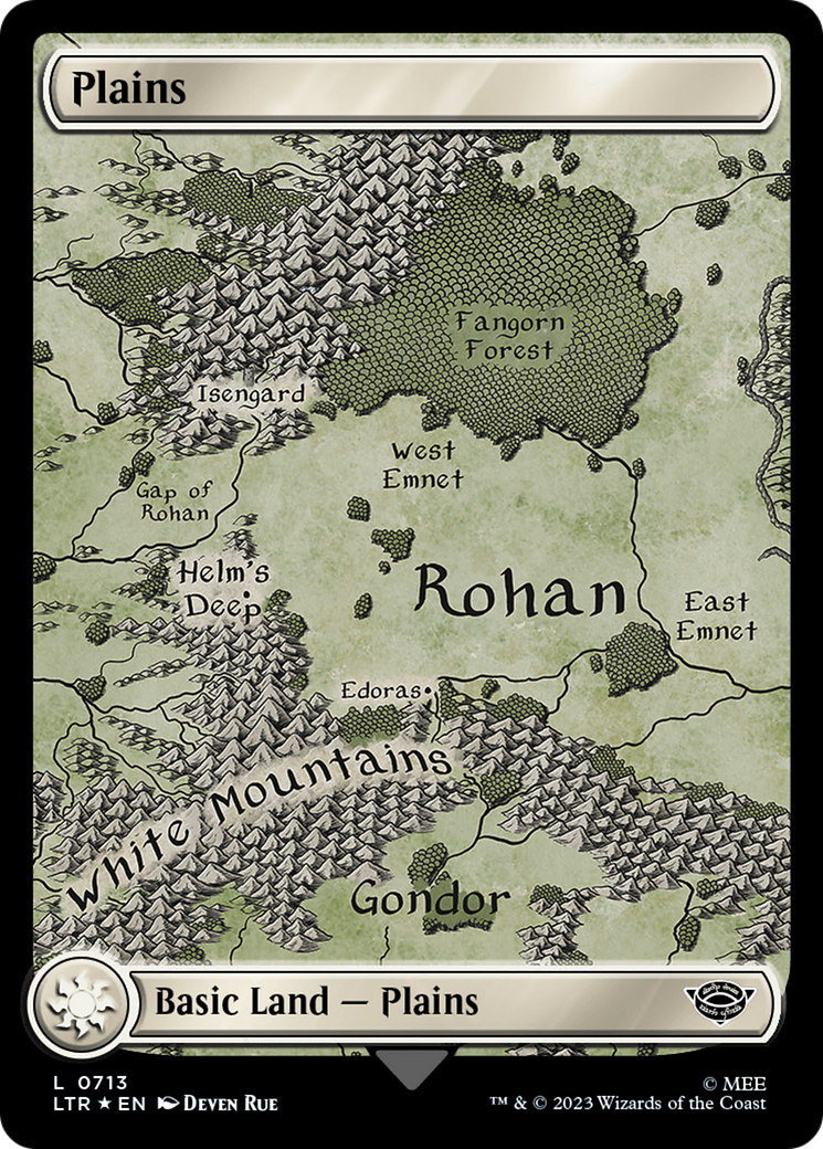 Plains (0713) (Surge Foil) [The Lord of the Rings: Tales of Middle-Earth] | Total Play