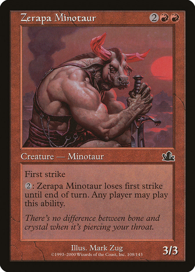 Zerapa Minotaur [Prophecy] | Total Play