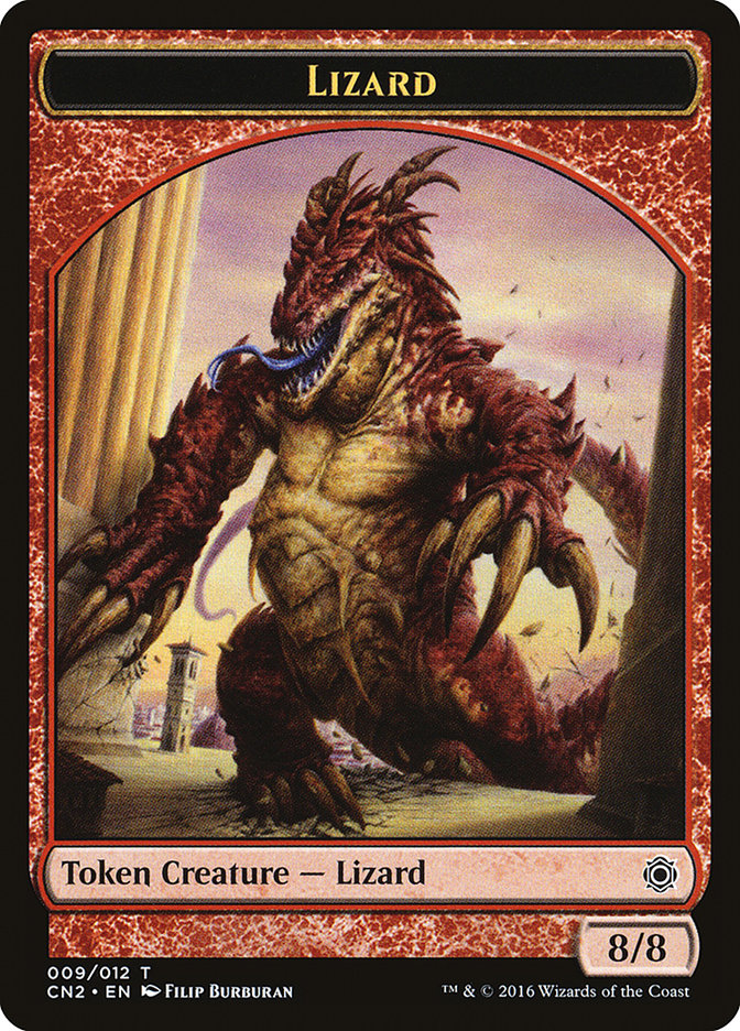 Lizard Token [Conspiracy: Take the Crown Tokens] | Total Play