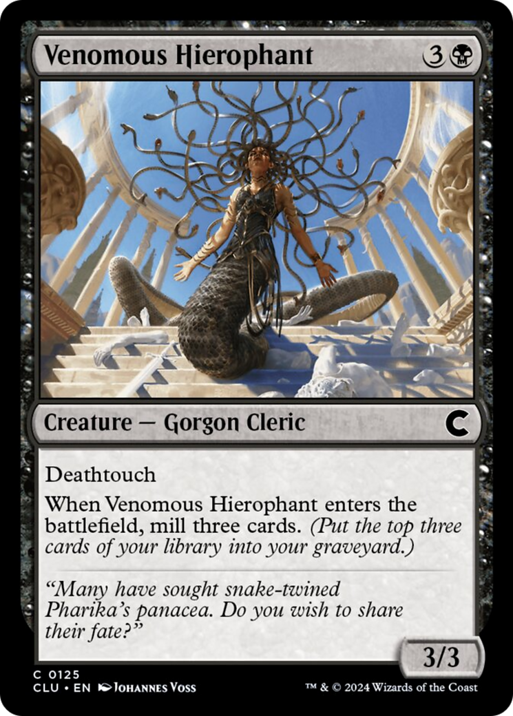 Venomous Hierophant [Ravnica: Clue Edition] | Total Play