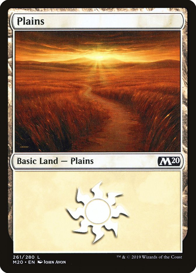 Plains (261) [Core Set 2020] | Total Play