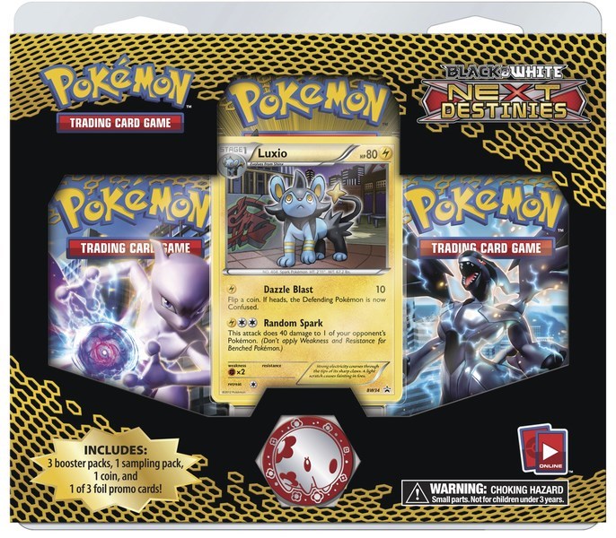 Black & White: Next Destinies - 3-Pack Blister (Luxio) | Total Play