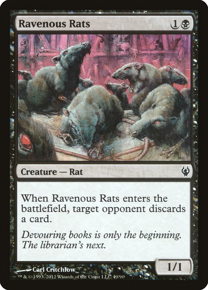 Ravenous Rats [Duel Decks: Izzet vs. Golgari] | Total Play