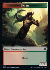 Satyr // Beast Double-Sided Token [Commander Legends: Battle for Baldur's Gate Tokens] | Total Play