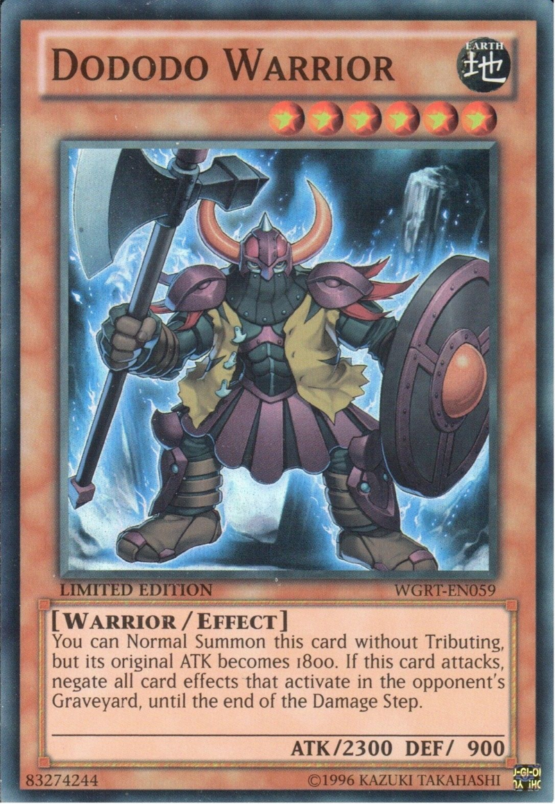 Dododo Warrior [WGRT-EN059] Super Rare | Total Play