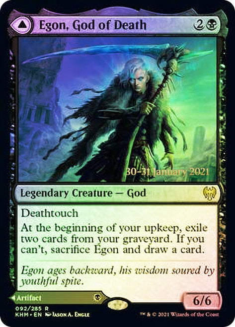 Egon, God of Death // Throne of Death [Kaldheim Prerelease Promos] | Total Play