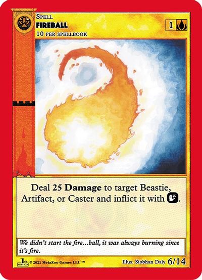 Fireball [Sample Cards] | Total Play