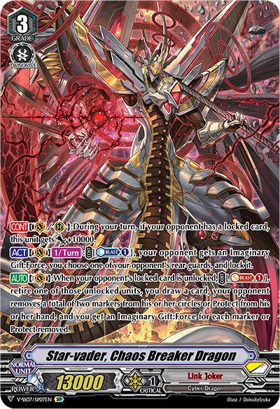 Star-vader, Chaos Breaker Dragon (V-SS07/SP07EN) [Clan Selection Plus Vol.1] | Total Play