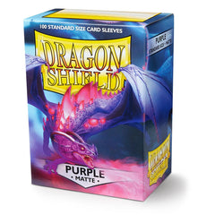 Dragon Shield: Standard 100ct Sleeves - Purple (Matte) | Total Play