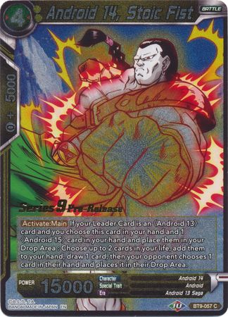 Android 14, Stoic Fist (BT9-057) [Universal Onslaught Prerelease Promos] | Total Play