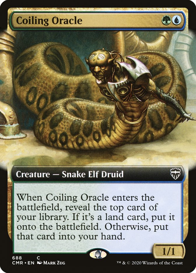 Coiling Oracle (Extended Art) [Commander Legends] | Total Play