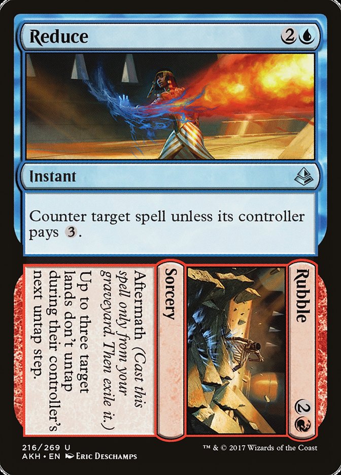 Reduce // Rubble [Amonkhet] | Total Play