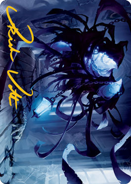 Spectral Adversary Art Card (Gold-Stamped Signature) [Innistrad: Midnight Hunt Art Series] | Total Play