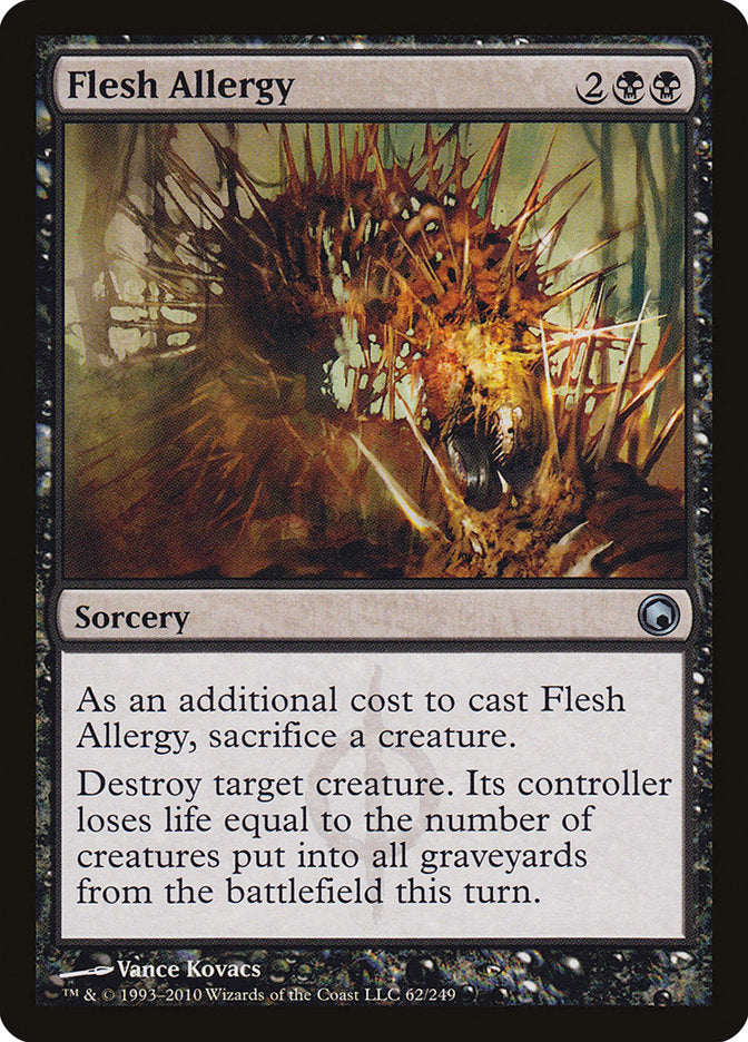 Flesh Allergy [Scars of Mirrodin] | Total Play
