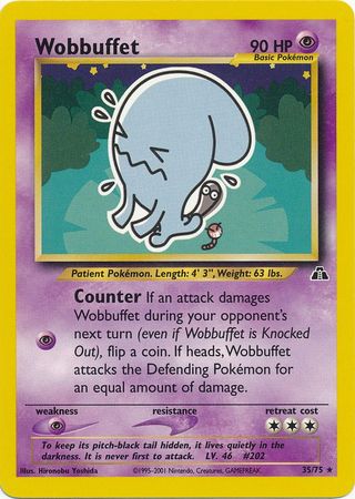 Wobbuffet (35/75) [Neo Discovery Unlimited] | Total Play