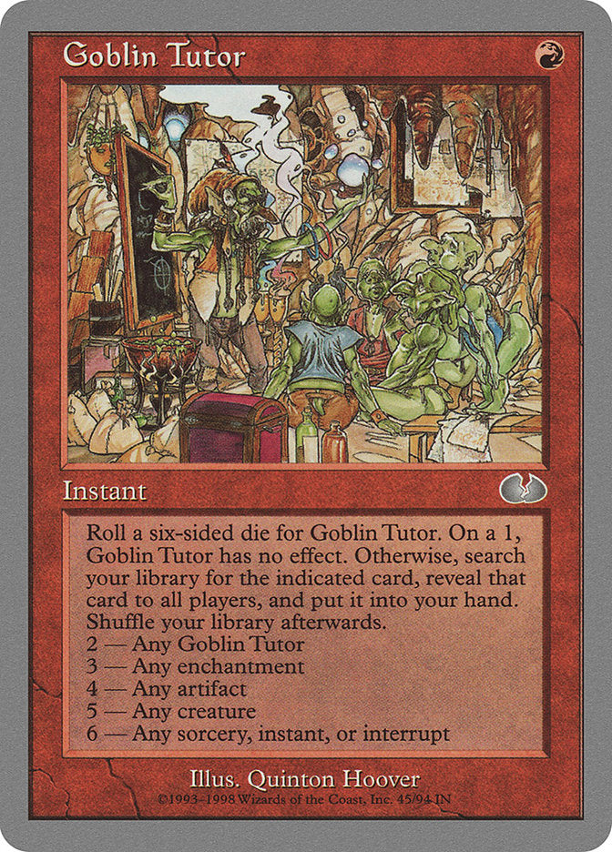 Goblin Tutor [Unglued] | Total Play