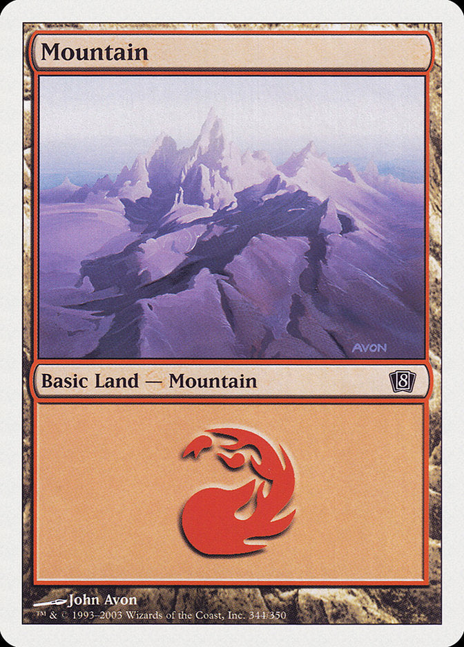 Mountain (344) [Eighth Edition] | Total Play