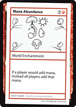 Mana Abundance (2021 Edition) [Mystery Booster Playtest Cards] | Total Play