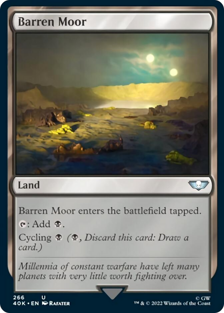 Barren Moor (Surge Foil) [Warhammer 40,000] | Total Play